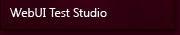 WebUI TestStudio