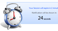 Session Timeout Notification Demo