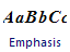 Emphasis