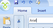 Office 2007 RibbonBar Demo